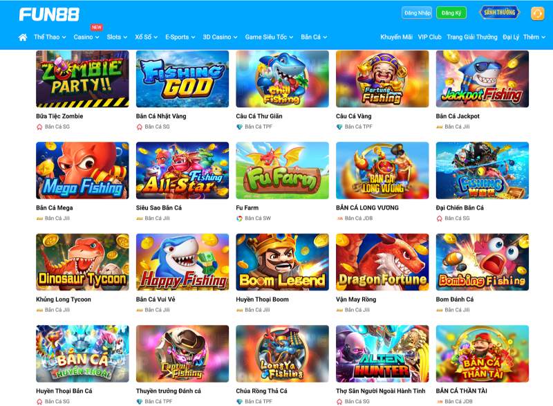 Điểm qua một số trò bắn cá online pc hot tại Jun88